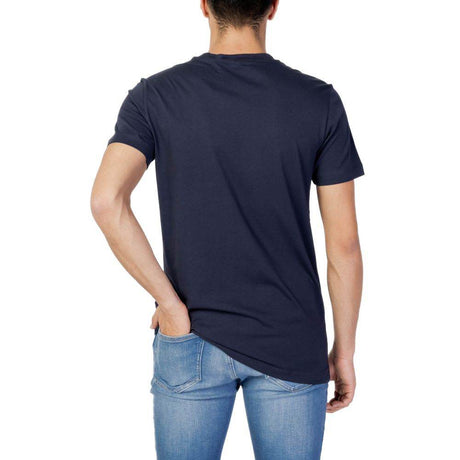 Calvin Klein Jeans Blue Cotton T-Shirt - Hilstor