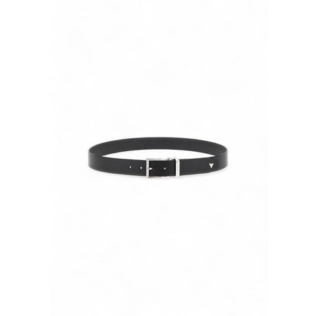 Guess Black Leather Belt - Hilstor