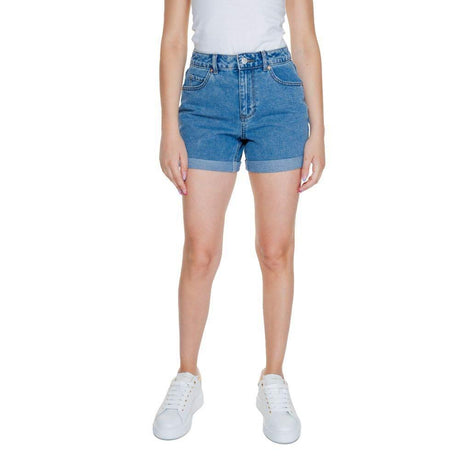 Vero Moda Light Blue Cotton Short - Hilstor