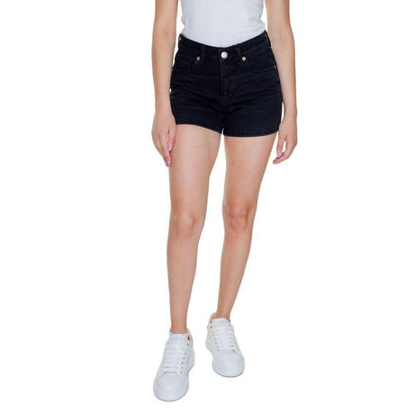 Vero Moda Black Cotton Short - Hilstor