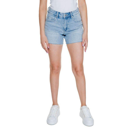 Vero Moda Light Blue Cotton Short - Hilstor