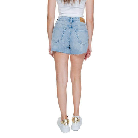 Vero Moda Light Blue Cotton Short - Hilstor