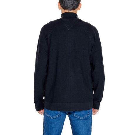 Tommy Hilfiger Jeans Black Cotton Cardigan - Hilstor