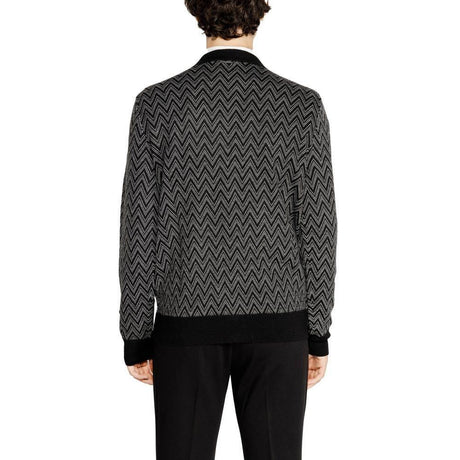 Antony Morato Black Mohair Cardigan - Hilstor