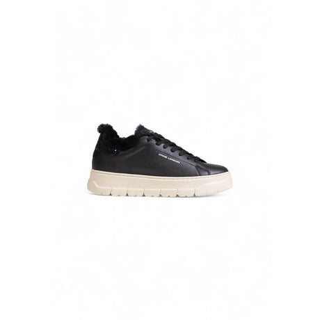 Crime London Black Leather Sneaker - Hilstor
