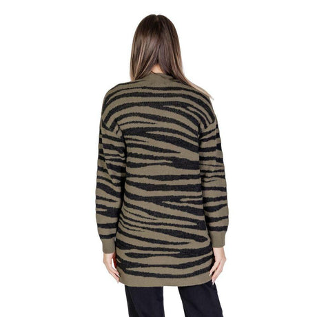 Jacqueline De Yong Green Nylon Cardigan - Hilstor