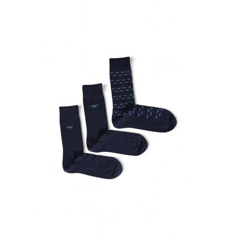 Emporio Armani Underwear Blue Cotton Sock - Hilstor