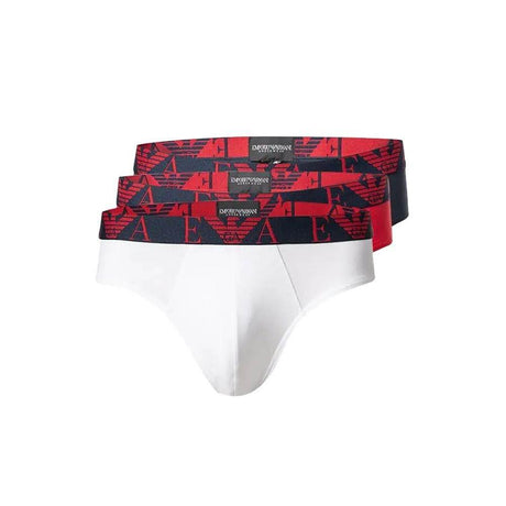 Emporio Armani Underwear Red Cotton Underwear - Hilstor