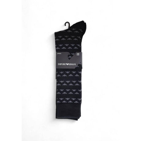 Emporio Armani Underwear Black Cotton Sock - Hilstor