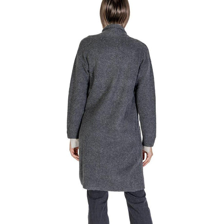 Morgan De Toi Gray Polyester Cardigan - Hilstor