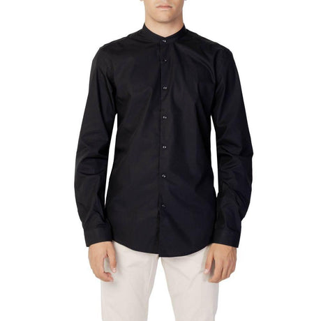 Antony Morato Black Cotton Shirt - Hilstor