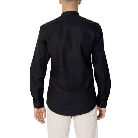Antony Morato Black Cotton Shirt - Hilstor