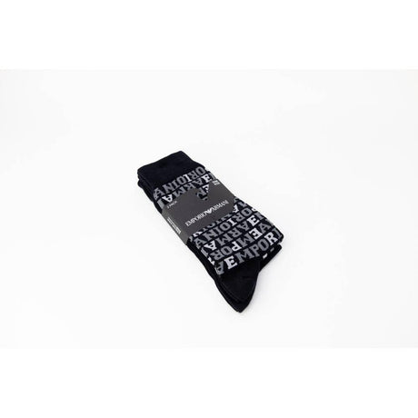 Emporio Armani Underwear Black Cotton Sock - Hilstor
