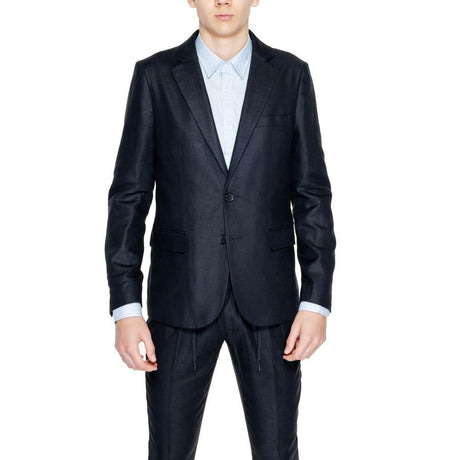 Antony Morato Black Linen Blazer - Hilstor