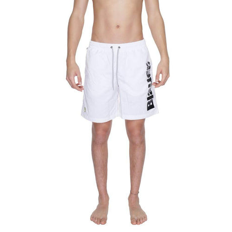 Blauer White Polyamide Swim Short - Hilstor