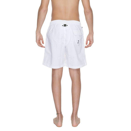 Blauer White Polyamide Swim Short - Hilstor