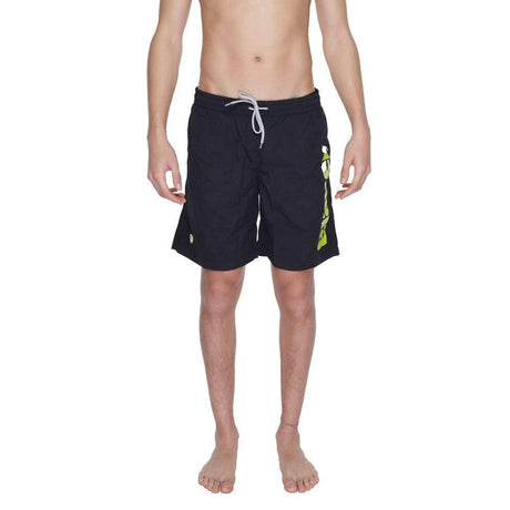 Blauer Black Polyamide Swim Short - Hilstor