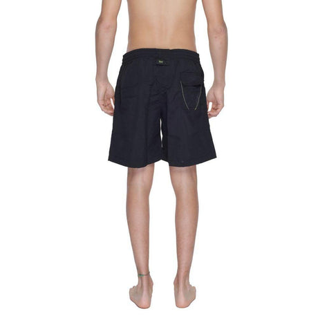 Blauer Black Polyamide Swim Short - Hilstor