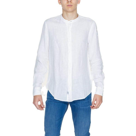Blauer White Linen Shirt - Hilstor