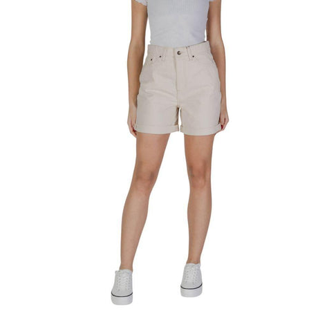 B.Young Beige Cotton Short - Hilstor