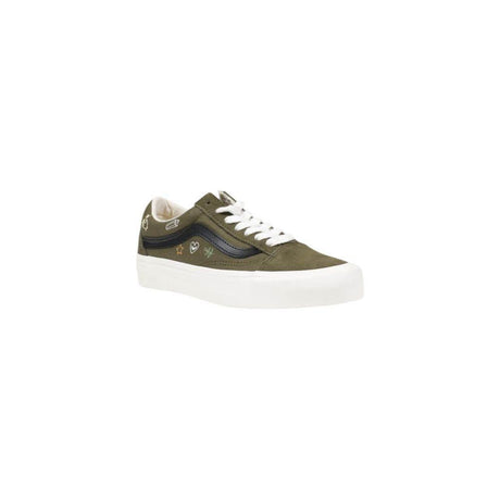 Vans Green Leather Sneaker - Hilstor