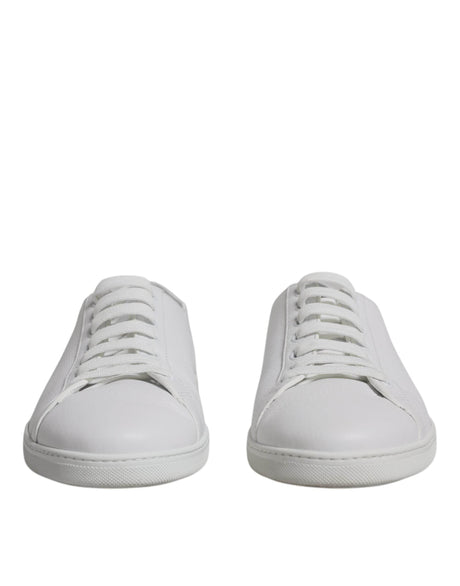 Dolce & Gabbana White Low Top Men Saint Tropez Sneakers Shoes - Hilstor