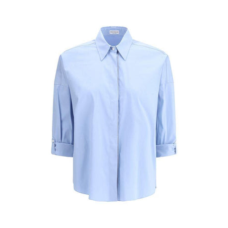 Brunello Cucinelli Shiny monili Shirt - Hilstor