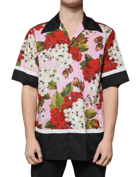 Dolce & Gabbana Multicolor Floral Button Down Casual Shirt - Hilstor
