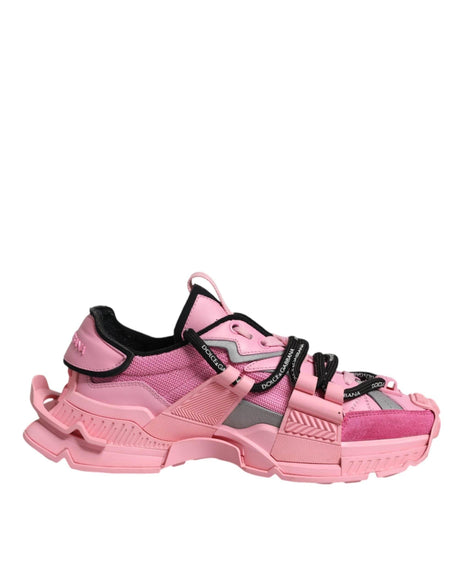 Dolce & Gabbana Pink Low Top Space Women Sneakers Shoes - Hilstor