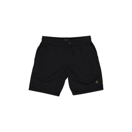 Refrigiwear Black Cotton Bermuda - Hilstor