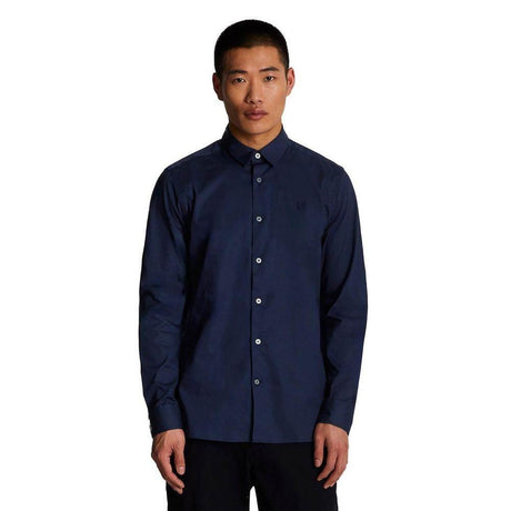 Lyle & Scott Blue Cotton Shirt - Hilstor