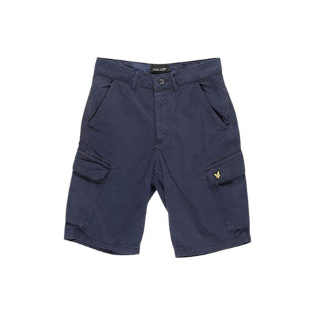 Lyle & Scott Blue Cotton Bermuda - Hilstor
