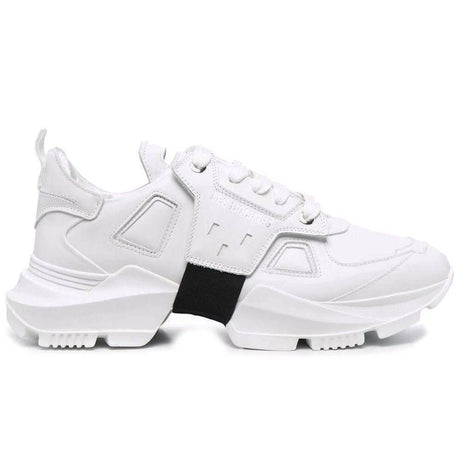 Les Hommes White Calfskin Men Sneaker - Hilstor