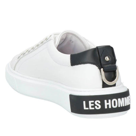 Les Hommes White Calfskin Men Sneaker - Hilstor