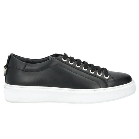 Les Hommes Black Calfskin Men Sneaker - Hilstor