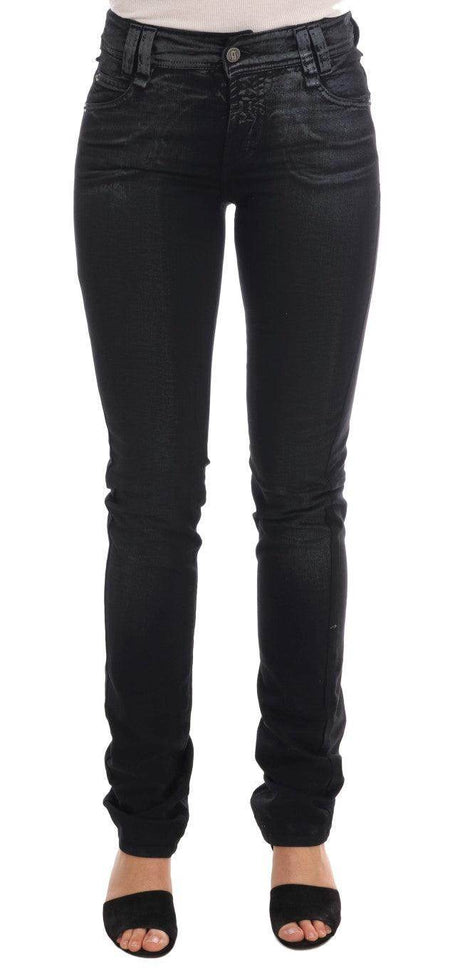John Galliano Gray Wash Cotton Stretch Regular Fit Jeans - Hilstor