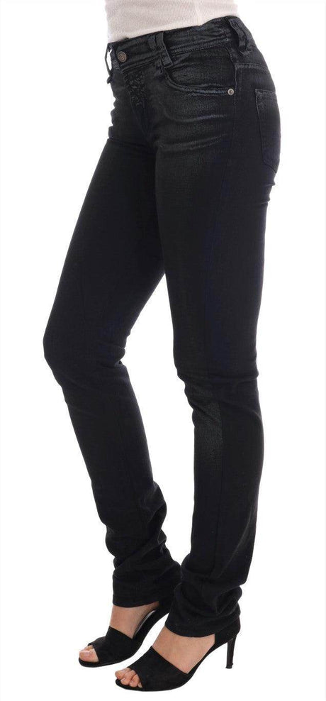John Galliano Gray Wash Cotton Stretch Regular Fit Jeans - Hilstor