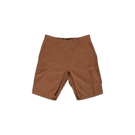 Hamaki-Ho Brown Linen Bermuda - Hilstor