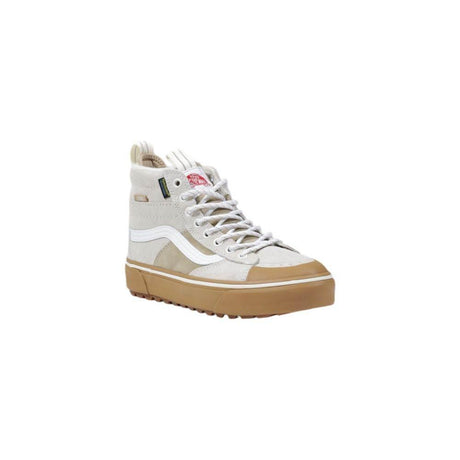 Vans Beige Leather Sneaker - Hilstor