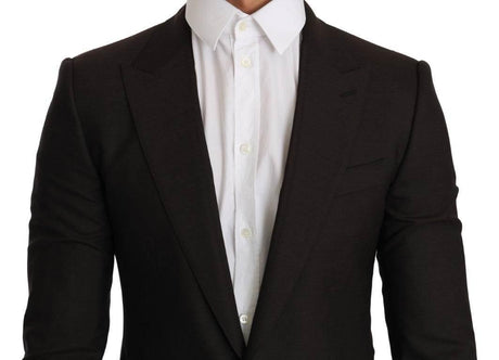 Dolce & Gabbana Brown Wool SICILIA Jacket Coat Blazer - Hilstor