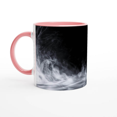 11oz Ceramic Mug - Halloween with a colored rim, inside, and handle - Hilstor