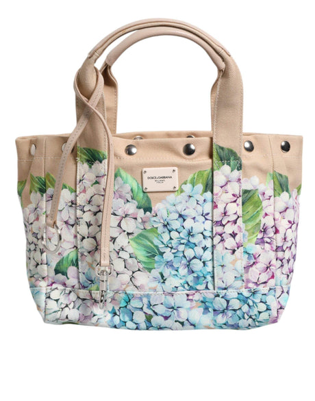 Dolce & Gabbana Multicolor Floral Canvas TANIA Top Handle Tote Bag - Hilstor