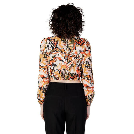 Only Orange Polyester Blouse - Hilstor