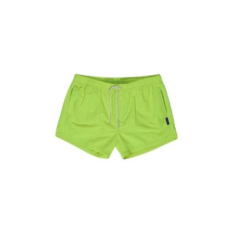 Hamaki-Ho Yellow Polyester Swim Short - Hilstor