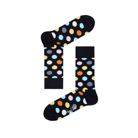 Happy Socks Black Cotton Sock - Hilstor