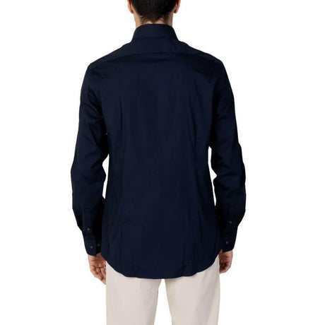 Calvin Klein Blue Cotton Shirt - Hilstor