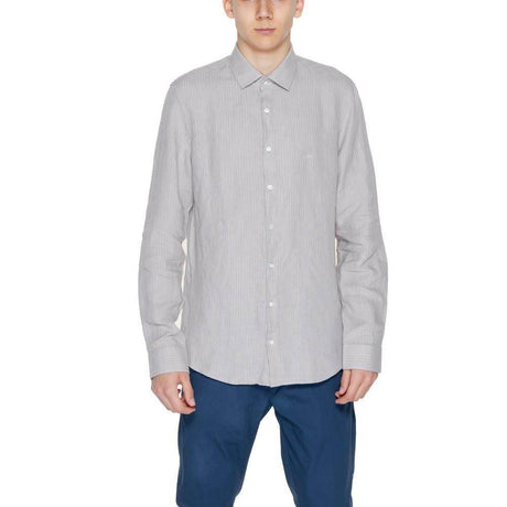 Calvin Klein Beige Linen Shirt - Hilstor