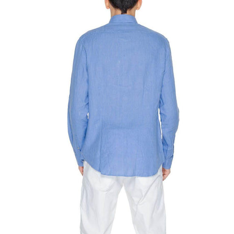 Calvin Klein Blue Linen Shirt - Hilstor