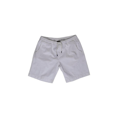 Refrigiwear White Cotton Bermuda - Hilstor