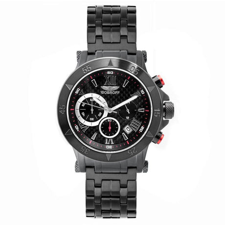 Bobroff Black Stainless Steel Watch - Hilstor